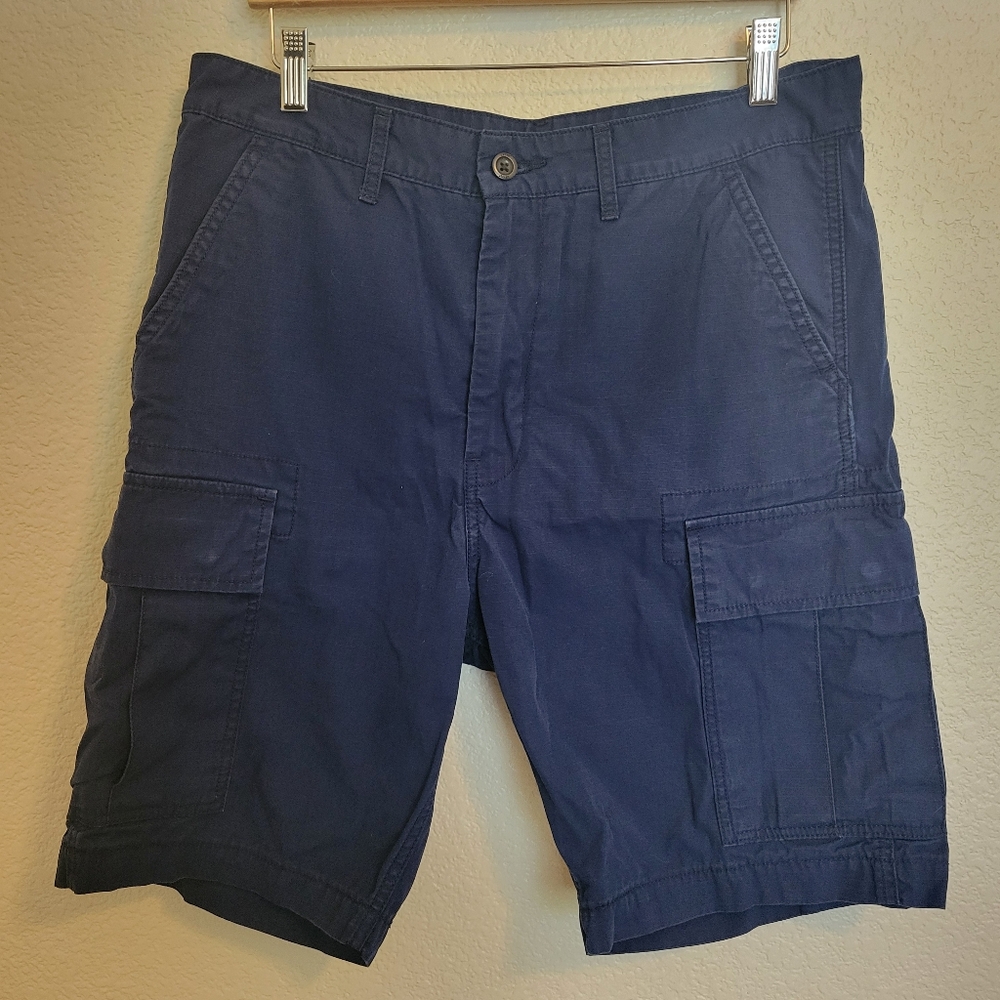 Levi's Navy Cargo Shorts